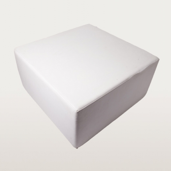 Pouf Ecopelle bianco